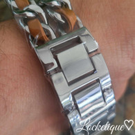 BROWN/SILVER