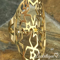 LUXE SS  RING - ALL STARS (GOLD)
