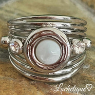 LUXE SS  RING - AQUA ESSENCE (SILVER)