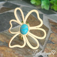 LUXE SS  RING - XTREME FLOWER (GOLD)