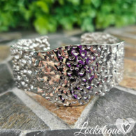 LUXE SS CUFF BANGLE - GLEAMING (SILVER)
