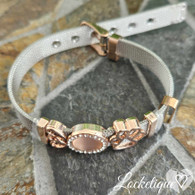 LUXE SS MESH BRACELET- PAWFECT LOVE (SILVER)