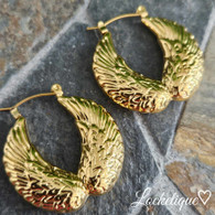 LUXE SS  EARRINGS - HEAVEN WINGS (GOLD)