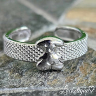 LUXE SS  RING - CHIQUI BEAR (SILVER)