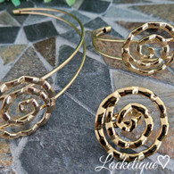 LUXE  SS GOLD SET - SPIRAL