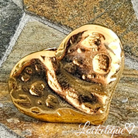TURKISH RUSTIC  MD RING - HEART (GOLD)