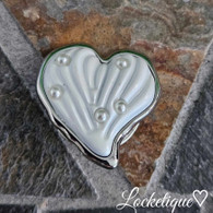 PEARL HEART - WHITE