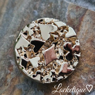 DIAMONDS TREBOLS & HEARTS - GOLD