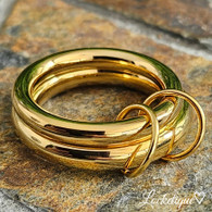 LUXE SS UNITY RING - GOLD S8