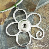 PENDANT LUXE SS - TURKISH FLOWER (SILVER)