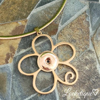 PENDANT LUXE SS - TURKISH FLOWER (RG)
