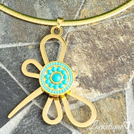 PENDANT LUXE SS - QUEEN DRAGONFLY (GOLD)
