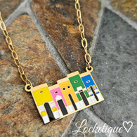LUXE SS NECKLACE -  CASITAS DE SAN JUAN (GOLD)