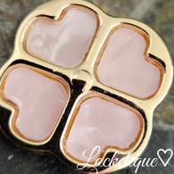 TREBOL HEART - PINK (GOLD)