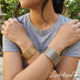 Mix and match the bracelets, and you’ll look stunning.