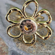 MINI RING - LUXE SS FLOWER (ADJUSTABLE) GOLD