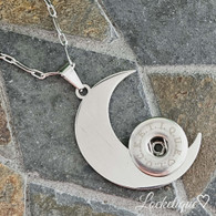 PENDANT LUXE SS - BORICUA BEYOND THE MOON (SILVER)