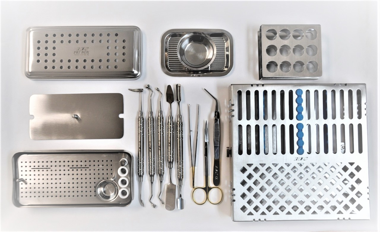 Stainless Steel Autoclave Sterilization Case w/ Tray