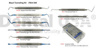MAURI TUNNELING KIT 8 INSTRUMENTS WITH CASSETTE by Power Dental USA