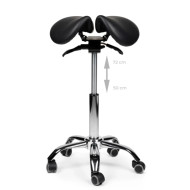 Split Saddle Stool: Ergonomic seating for Precision & Posture