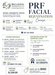 PRF Facial Rejuvenation Course 