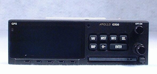 Apollo GX-50 IFR-Approach GPS / Moving Map Closeup