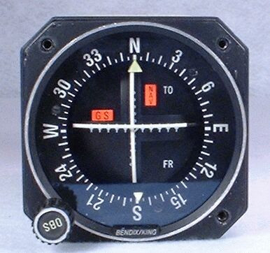 KI-204 VOR / LOC / Glideslope Indicator Closeup
