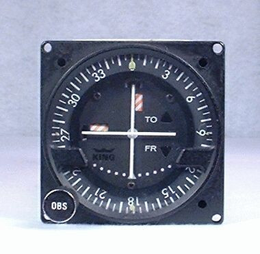 KI-214 VOR / LOC / Glideslope Indicator / Glideslope Receiver Closeup