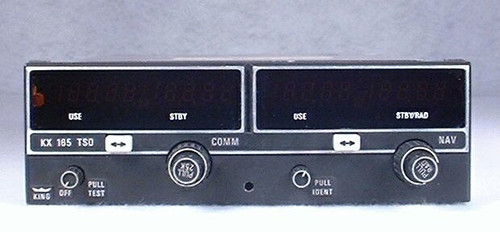 KX-165 NAV/COMM, 28 Volts Closeup