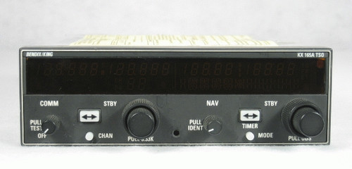 KX-165A NAV/COMM with Glideslope Closeup