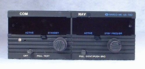 MK-12E NAV/COMM with Glideslope Closeup