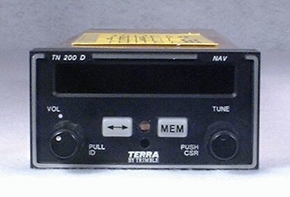 TN-200D NAV Receiver with Glideslope Closeup