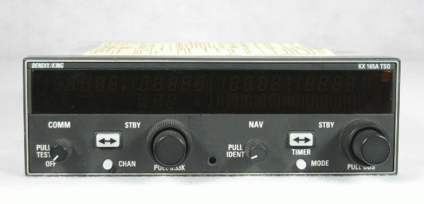 KX-165A NAV/COMM with Glideslope and 8.33 kHz channel spacing