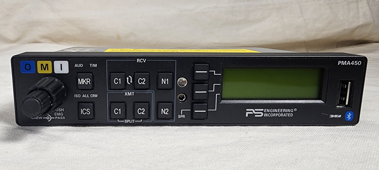 PMA-450 Audio Panel, Marker Beacon Receiver, Stereo Intercom, with