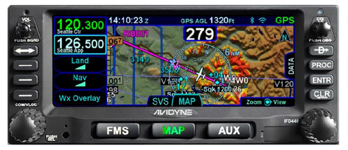 IFD-440 WAAS IFR GPS / FMS / NAV / COMM / MFD / Moving Map / Glideslope Brochure Moving Map
