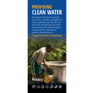 Rotary Foundation Water Pull-up Banner