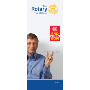 Rotary Foundation Bill Gates Pull-up Banner