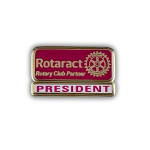 Rotaract President Lapel Pin
