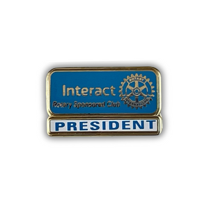 Interact President Lapel Pin