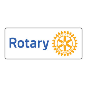 Rotary 80mm Masterbrand Rectangular Sticker