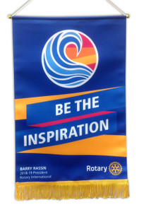 Rotary 2018-19 Theme Podium Banner