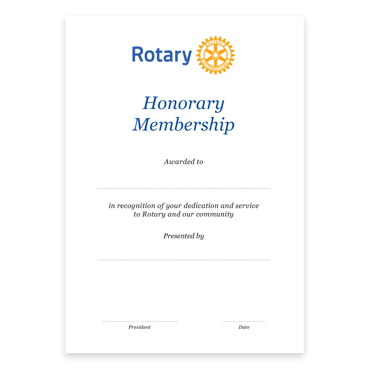 honorary member certificate rotary down under supplies member certificate