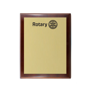 Custom Rotary Plaque (small)