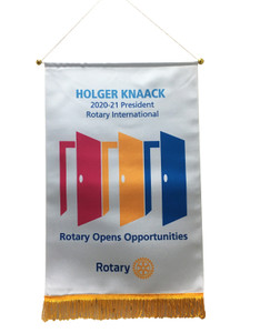 Rotary 2020-21 Theme Podium Banner