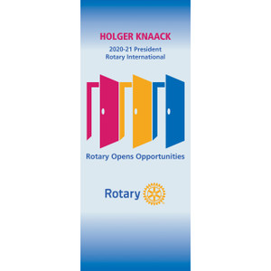 Rotary 2020-21 Theme Pull Up Banner