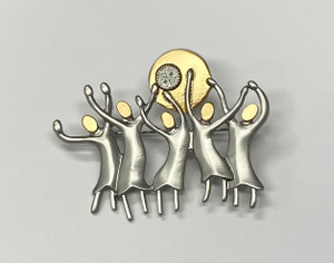 Celebration of Women in Rotary Large Brooch