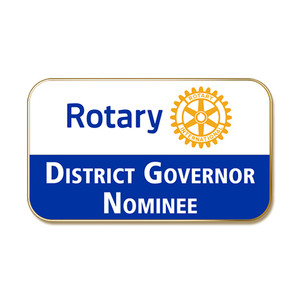 Rotary Masterbrand District Governor Nominee Lapel (Pin-back)
