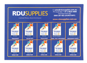 Rotary 2024-25 Theme Directors Lapel Pin Set