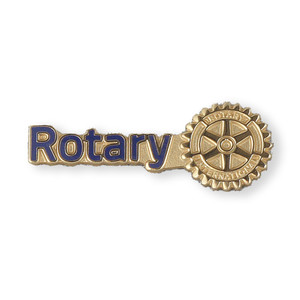 Rotary Masterbrand Shaped Logo Lapel - Magnetic