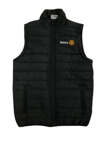 Black Unisex Puffer Vest